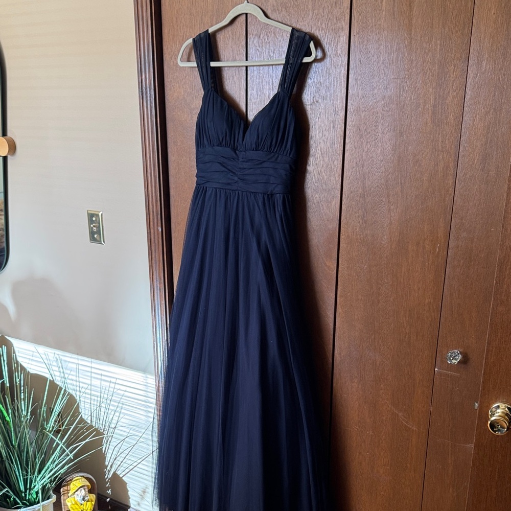 City Studio Navy Sleeveless Maxi Dress